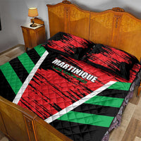Custom Football Martinique Quilt Bed Set Les Matinino Go Champion