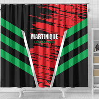 Custom Football Martinique Shower Curtain Les Matinino Go Champion