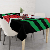 Custom Football Martinique Tablecloth Les Matinino Go Champion