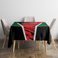 Custom Football Martinique Tablecloth Les Matinino Go Champion