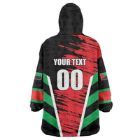 Custom Football Martinique Wearable Blanket Hoodie Les Matinino Go Champion