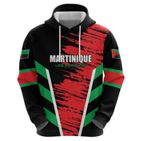 Custom Football Martinique Zip Hoodie Les Matinino Go Champion