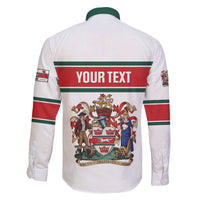 Personalised Canada Guelph Family Matching Off The Shoulder Long Sleeve Dress and Hawaiian Shirt The Royal City Simple Style