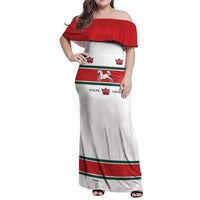 Personalised Canada Guelph Family Matching Off Shoulder Maxi Dress and Hawaiian Shirt The Royal City Simple Style