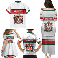 Personalised Canada Guelph Family Matching Puletasi and Hawaiian Shirt The Royal City Simple Style