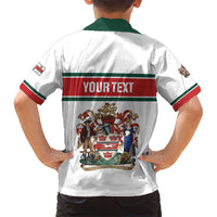 Personalised Canada Guelph Family Matching Short Sleeve Bodycon Dress and Hawaiian Shirt The Royal City Simple Style