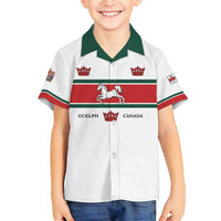 Personalised Canada Guelph Family Matching Tank Maxi Dress and Hawaiian Shirt The Royal City Simple Style