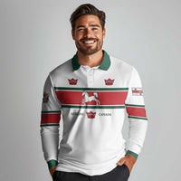 Personalised Canada Guelph Long Sleeve Polo Shirt The Royal City Simple Style