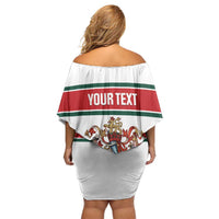 Personalised Canada Guelph Off Shoulder Short Dress The Royal City Simple Style