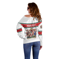 Personalised Canada Guelph Off Shoulder Sweater The Royal City Simple Style