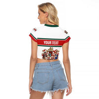 Personalised Canada Guelph Raglan Cropped T Shirt The Royal City Simple Style