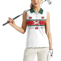 Personalised Canada Guelph Women Sleeveless Polo Shirt The Royal City Simple Style
