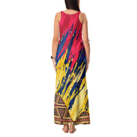 Colombia Tank Maxi Dress Colombian Tribal Seamless Patterns - Wonder Print Shop
