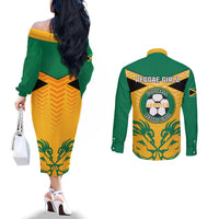 jamaica-football-couples-matching-off-the-shoulder-long-sleeve-dress-and-long-sleeve-button-shirts-reggae-girlz-lion-sporty-style
