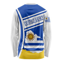 Personalised Uruguay Long Sleeve Shirt Uruguayan Coat Of Arms LT01