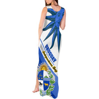 Uruguay Independence Day Tank Maxi Dress Uruguayan Sol de Mayo Special Version - Wonder Print Shop