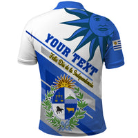 Personalised Uruguay Independence Day Polo Shirt Uruguayan Sol de Mayo Special Version - Wonder Print Shop