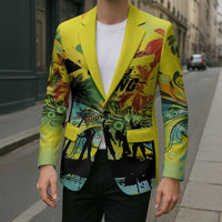 Personalized Jamaica Sleng Teng Riddim Blazer Booyaka Booyaka - Wonder Print Shop