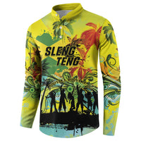 Personalized Jamaica Sleng Teng Riddim Button Sweatshirt Booyaka Booyaka - Wonder Print Shop