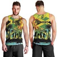 Personalized Jamaica Sleng Teng Riddim Men Tank Top Booyaka Booyaka - Wonder Print Shop