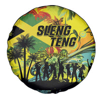 Jamaica Sleng Teng Riddim Spare Tire Cover Booyaka Booyaka - Wonder Print Shop