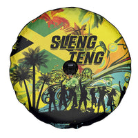 Jamaica Sleng Teng Riddim Spare Tire Cover Booyaka Booyaka - Wonder Print Shop