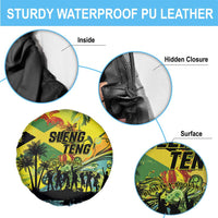 Jamaica Sleng Teng Riddim Spare Tire Cover Booyaka Booyaka - Wonder Print Shop