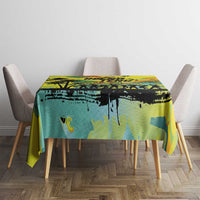 Jamaica Sleng Teng Riddim Tablecloth Booyaka Booyaka - Wonder Print Shop