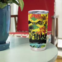 Personalized Jamaica Sleng Teng Riddim Tumbler Cup Booyaka Booyaka - Wonder Print Shop