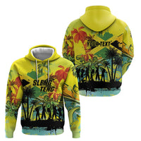 Personalized Jamaica Sleng Teng Riddim Zip Hoodie Booyaka Booyaka - Wonder Print Shop