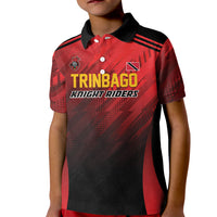Custom Knight Riders Cricket Trinbago Kid Polo Shirt We Are TKR