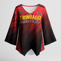 Custom Knight Riders Cricket Trinbago Kimono Sleeve Blouse We Are TKR