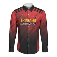 Custom Knight Riders Cricket Trinbago Long Sleeve Button Shirt We Are TKR