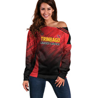 Custom Knight Riders Cricket Trinbago Off Shoulder Sweater We Are TKR