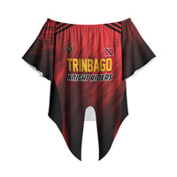 Custom Knight Riders Cricket Trinbago Off Shoulder Wrap Waist Top We Are TKR