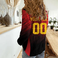 Custom Knight Riders Cricket Trinbago Women Casual Shirt We Are TKR