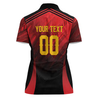 Custom Knight Riders Cricket Trinbago Women Polo Shirt We Are TKR