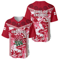England Rugby Baseball Jersey The Red Rose Come On 2023 World Cup - Wonder Print Shop