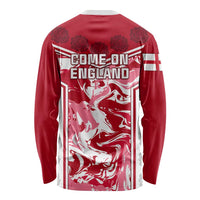 England Rugby Long Sleeve Shirt The Red Rose Come On 2023 World Cup LT01