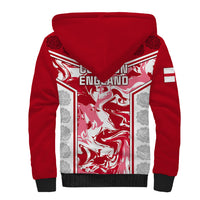 England Rugby Sherpa Hoodie The Red Rose Come On 2023 World Cup - Wonder Print Shop