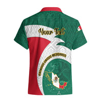 Personalised Mexico Independence Day Hawaiian Shirt Mexican Aztec Pattern - Wonder Print Shop
