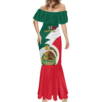 Personalised Mexico Independence Day Mermaid Dress Mexican Aztec Pattern - Wonder Print Shop