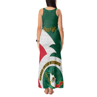 Personalised Mexico Independence Day Tank Maxi Dress Mexican Aztec Pattern - Wonder Print Shop