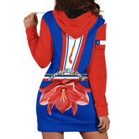 Chile Independence Day Hoodie Dress Chilean Bellflower - Wonder Print Shop