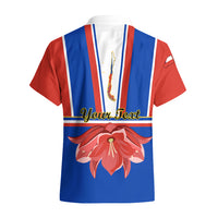 Personalised Chile Independence Day Hawaiian Shirt Chilean Bellflower - Wonder Print Shop