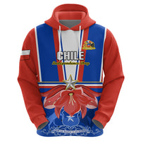Personalised Chile Independence Day Hoodie Chilean Bellflower - Wonder Print Shop