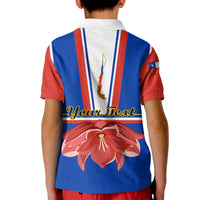 Personalised Chile Independence Day Kid Polo Shirt Chilean Bellflower - Wonder Print Shop