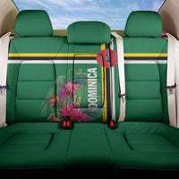 Dominica Back Car Seat Cover Waitukubuli Tropical Flower - Wonder Print Shop