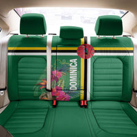 Dominica Back Car Seat Cover Waitukubuli Tropical Flower - Wonder Print Shop