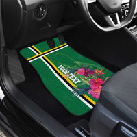 Dominica Car Mats Waitukubuli Tropical Flower - Wonder Print Shop